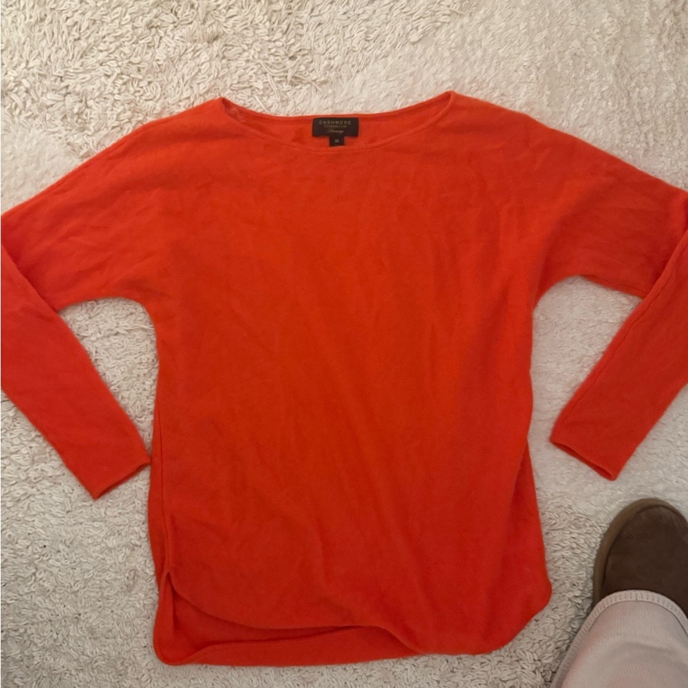 Charter Club Red Cashmere Sweater